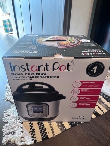 Instant Pot Nova Plus 60 電気圧力鍋 Amazon | 【国内正規輸入品】マルチ電気圧力鍋 Instant Pot