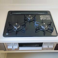 掃除がんばりました パロマ ガステーブル 都市ガス用 右高火力 2021年製