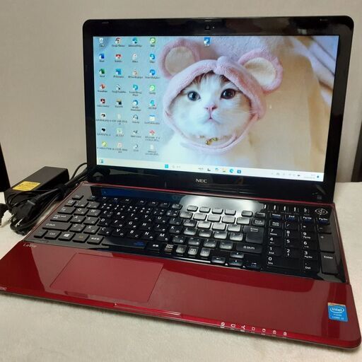 【取引中です】【15インチで見やすく作業が楽、ハイブリット仕様】core i5　8GB　SSD＋HDD　カメラ　Wi-Fi　Bluetooth　ブルーレイ　テンキー　Windows11　NEC　LaVie　②