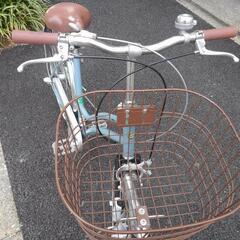 中古自転車2485 前後タイヤ新品！ 27インチ 3段ギヤ LED