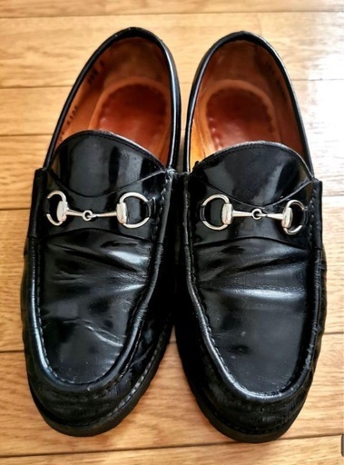 GUCCI ローファー 6105 ホースビット レザー グッチ ブラック