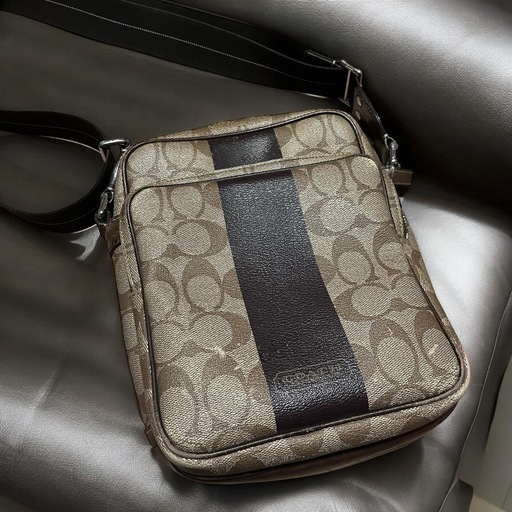 coach コーチ ヘリテージ　ストライプ　シグネチャー ショルダーバッグ\n