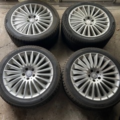 メルセデスベンツ Sクラス純正 9.5J x19H2ET43.5 8.5J 19H2+36 PCD112 W222 タイヤサイズ245/45R19 275/40R19 スタッドレス４本セット