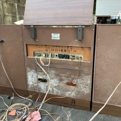 パイオニア ステレオ S-55スピーカー   レコードプレーヤー 通電確認 