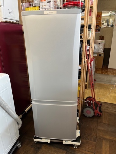 三菱　19年　168L 冷凍冷蔵庫　　MR-P17E-S