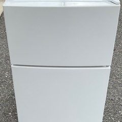 RKGRE-386】特価！maxzen/87L 2ドア冷凍冷蔵庫/JR087ML01WH/中古品 