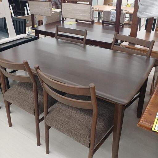 ★ジモティ割あり★ ﾀﾞｲﾆﾝｸﾞ5点ｾｯﾄ BR 現状販売 (H)70× (W)135× (D)80【joh 2620】