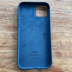 iPhone15 Plus 128GB ブルー 美品 純正MagSafe対応シリコンケース付