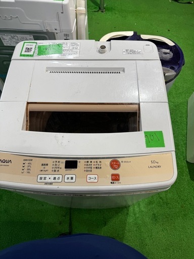 ご来店時、ガン×2お値引き‼️AQUA(アクア) 2016年製5.0 kg 洗濯機