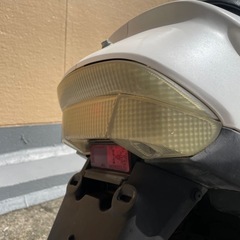 ホンダ dio af27 カスタム車両 黄ばみクリアテール 2スト 現状