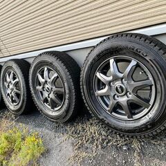 145/R12　2023年12月購入・バリ溝のスタッドレスセットです。