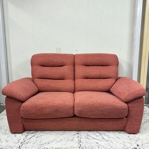 19930  NITORI 2人掛け 布張りソファ   ◆大阪市内・東大阪市他 6,000円以上ご購入で無料配達いたします！◆ ※京都・高槻・枚方方面◆神戸・西宮・尼崎方面◆生駒方面、大阪南部方面　それぞれ条件付き無料配送あり！