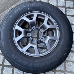 【アルミ】ジムニーシエラ JB74 純正ホイールタイヤ 4本セット【500km走行】