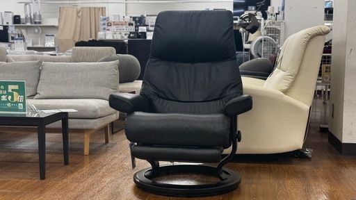 Ekornes 電動総革パーソナルソファー