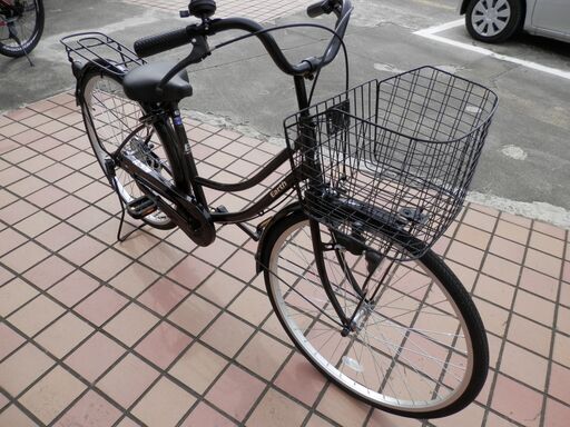 #416　ほぼ未使用自転車!　NAFUCOオリジナル　軽快車　LED　26インチ　ブラック　美品 416 ほぼ未使用自転車! NAFUCOオリジナル 軽快車 LED 26インチ