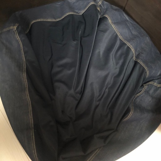 無印良品　体にフィットするソファ　ひとをだめにするクッション　大　中古