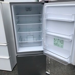 北九州市内配送無料　保証付き 2021年 冷蔵庫 ブラッシュシルバー AQR-20K-S [201L /2ドア /右開きタイプ] [冷凍室 58L