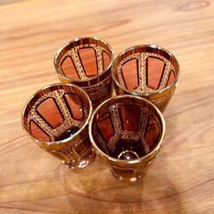 愛品館八千代店】BOHEMIA チェコガラス 4個セット