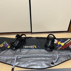 スノボーの板とブーツセット