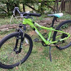 ☆ジモティ割あり☆ 子供用自転車 24インチ グリーン 緑 クリーニング