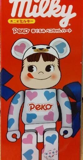 《10/15まで》ベアブリック　着ぐるみペコちゃんハート1000