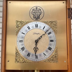 振り子時計 柱時計 ホールクロック 中古品 古い 機械時計 テンパスフュギット Tempus Fugit Dimple ドイツ ジャンク品