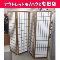 屏風 六曲一双 在銘 寛泉 花鳥画 箱あり ペイペイ対応 札幌市