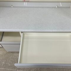 ☆ジモティ割あり☆ パモウナ レンジボード 白 H194×D50×W120 
