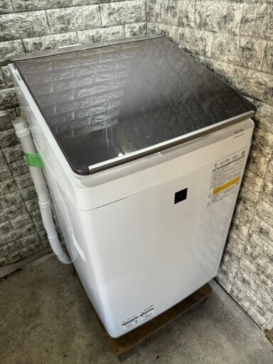 【美品】大阪送料無料★3か月保障付き★洗濯機★2021年★シャープ★10kg★ES-PT10F-T★S-434