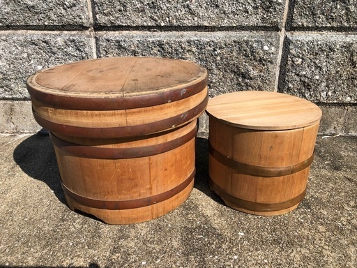 昭和レトロなおひつ　２つ組