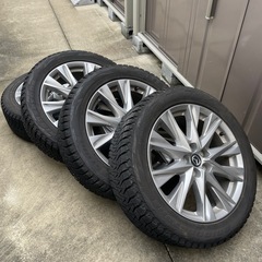 マツダのホイールと冬用スタッドレスタイヤ 225/55R19 ブリザックDM-V1