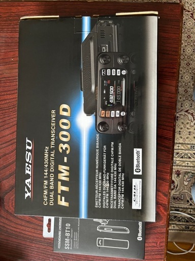 アマチュア無線機  ヤエスFTM-300D(50w). SSM-BT10