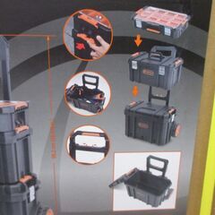 TAC 320382 キャリー付 3段ツールボックス 新品 【ハンズクラフト宜野湾店】