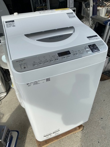 お薦め品‼️分解洗浄済み‼️シャープ洗濯乾燥機5.5/3.5kg2021年④