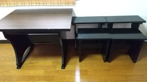 茶道で使うテーブルと椅子のセット(引っ越しの為、短期出品！)
