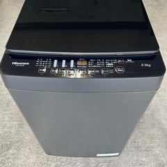 配送可能】2022年製 Hisense ハイセンス 5､5K洗濯機