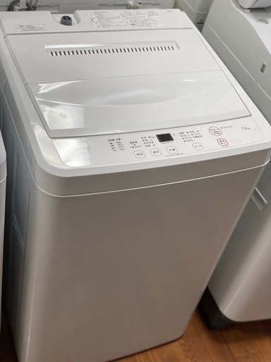 送料・設置込み可　洗濯機　7kg ヤマダ　2023年