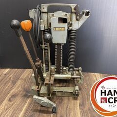 【中古】日立 HITACHI チェンのみ BC21SA 電源:単相100V 12A 穴あけ深さ:157mm 被削材寸法:最大185mm 最小70mm チェーン移動量:幅方向110mm 長手方向:73mm 寸法:H546mm 17kg