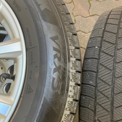 BS BLIZZAK VRX3 195/65R15　スタッドレス　2022年　ホイール付