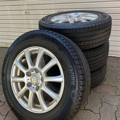 BS BLIZZAK VRX3 195/65R15　スタッドレス　2022年　ホイール付
