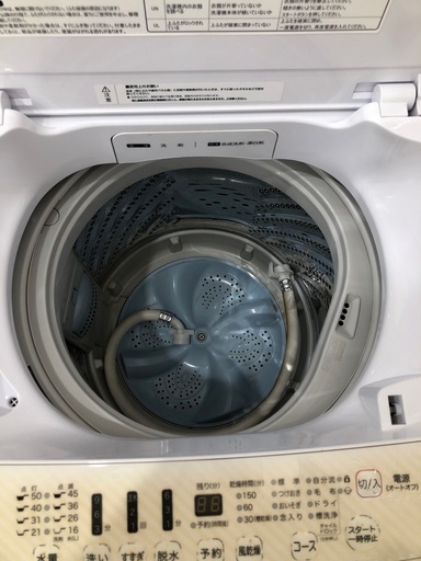 半年間動作保証付き】Haier 洗濯機 6.0kg 2019年製