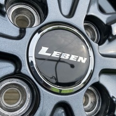 ダイハツ エッセ で使用　スタッドレスタイヤ 155/65R13 13インチ　ホイール 4本セット 日本製ノーストレックN3i+レーベンLH 1340+45 4H100