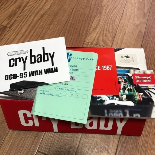 【超美品】JIM Dunlop Cry Baby GCB95 ワウペダル