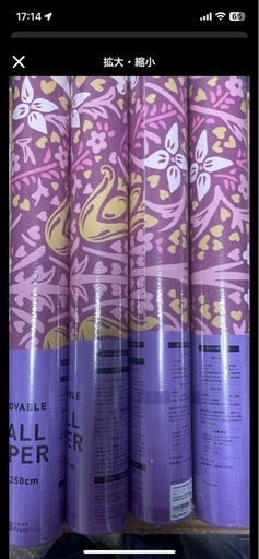 剥せる壁紙Francfranc×ANNA SUI