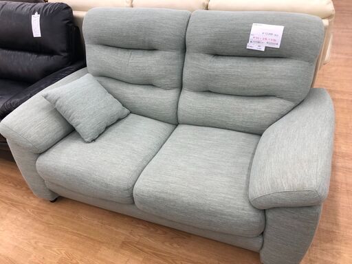 ★ジモティ割あり★ NITORI　ニトリ 2人掛けソファー エメラルドグリーン W165×D95×H90 クリーニング済み SJ7209