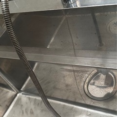 業務用 ドッグバス 深型 幅1200×奥800×高さ750(mm) 混合水栓付き 一層シンク 一層 一槽 大型シンク ペットシンク トリミングシンク 大阪