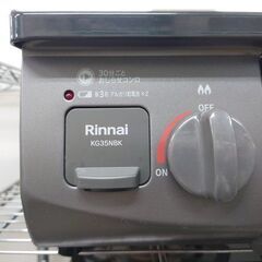 J8161  Rinnai　リンナイ　LPガス用 ガステーブル ガスコンロ ガスコンロ KG35NBK-R LPG 2023年製 クリーニング済　【リユースのサカイ柏店】