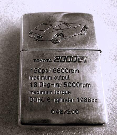 YOTA 2000GT 200限定 ０４２/２００ ZIPPO