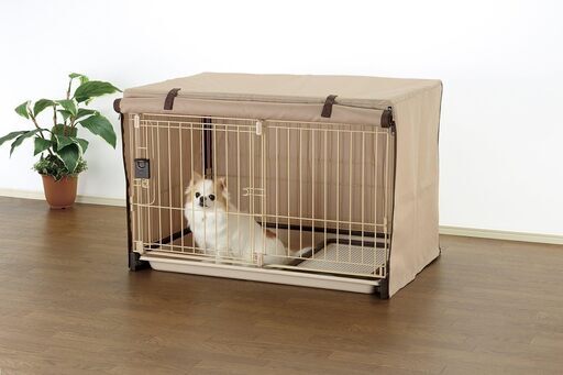 リッチェル ペット用 お掃除簡単サークル 屋根 カバー付き 90cm x 60cm  ペットサークル