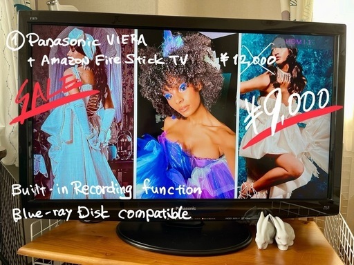 液晶テレビ Panasonie VIERA + Amazon Fire Stick TV